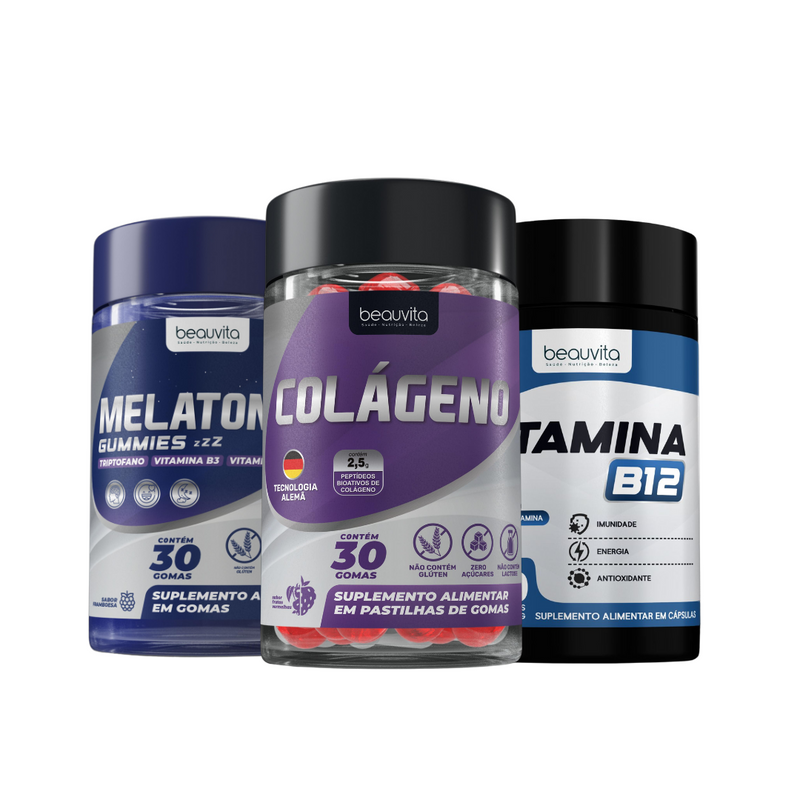 MELATONINA + COLÁGENO + VITAMINA B12